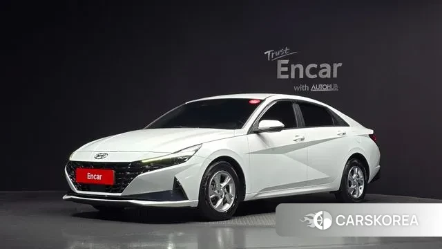 Hyundai Avante (CN7) 2020 Белый из Кореи