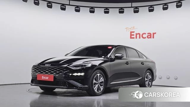 Kia K8 Hybrid 2022 Черный из Кореи