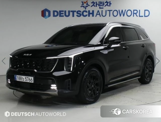 Kia The New Sorento 4th Generation 2024 Черный из Кореи