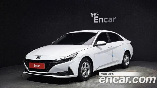 Hyundai Avante (CN7) 2020 Белый из Кореи