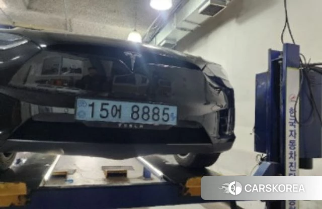 Tesla Model X 2019 Черный из Кореи