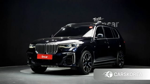 BMW X7 (G07) 2020 Черный из Кореи