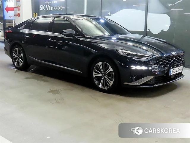 Kia K8 Hybrid 2021 Синий из Кореи
