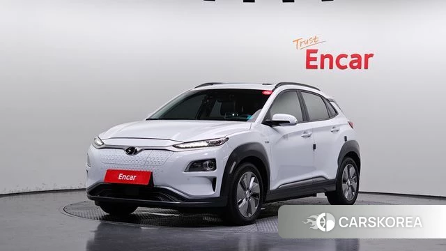 Hyundai Kona Electric 2019 Белый из Кореи