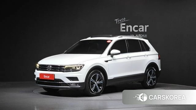 Volkswagen Tiguan second Generation 2018 Белый из Кореи