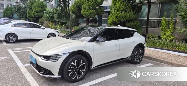 Kia EV6 2021 Песочный из Кореи