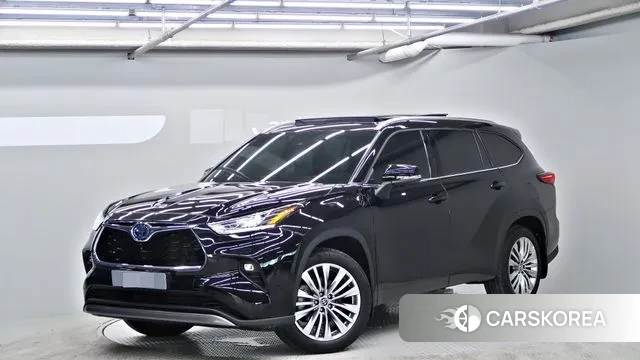 Toyota Highlander 4th Generation 2023 Черный из Кореи