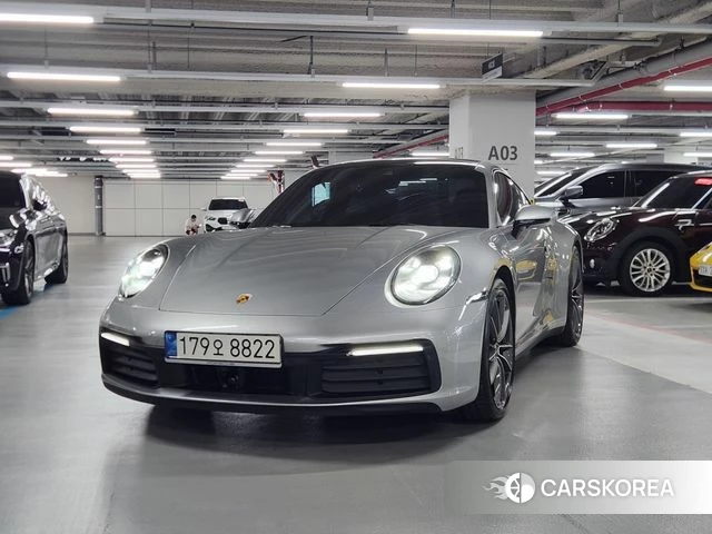 Porsche 911(992) 2021 Серебряный из Кореи