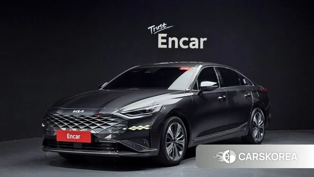 Kia K8 Hybrid 2023 Серый из Кореи