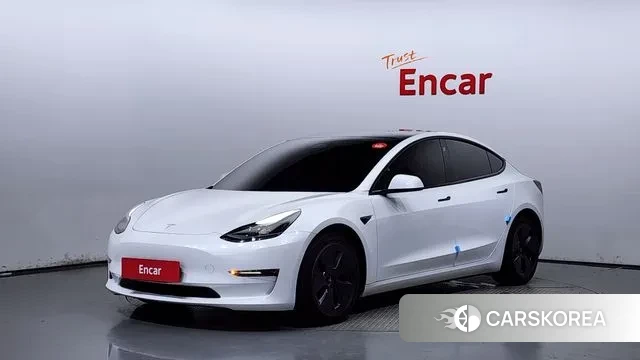 Tesla Model 3 2021 Белый из Кореи