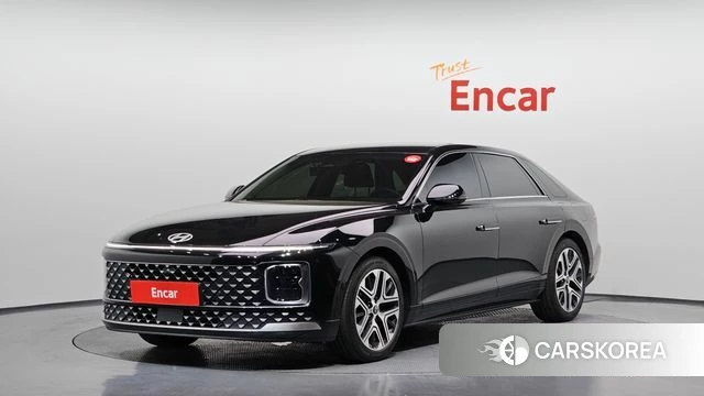 Hyundai Grandeur (GN7) 2023 Черный из Кореи