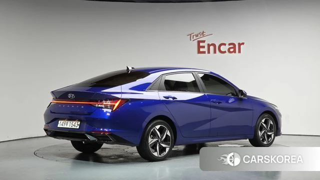 Hyundai Avante (CN7) 2020 Синий из Кореи