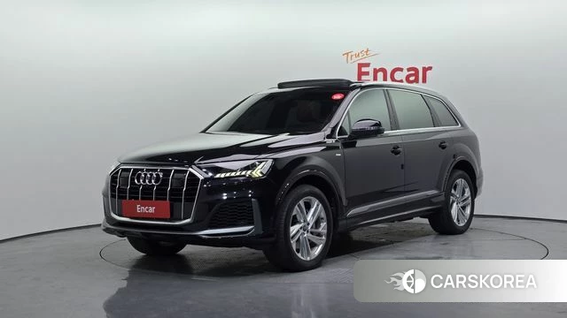 Audi Q7 (4M) 2021 Черный из Кореи