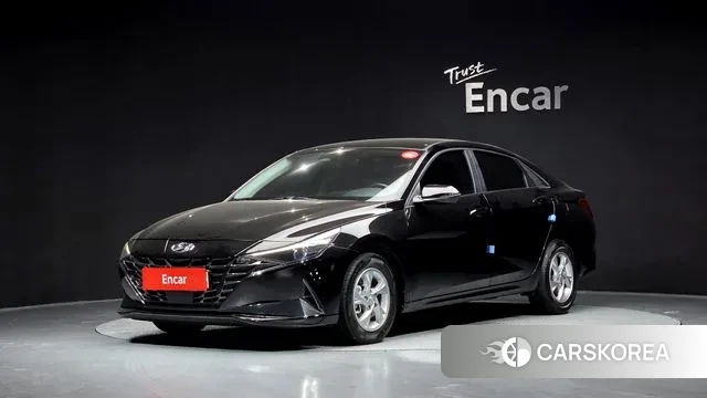 Hyundai Avante (CN7) 2021 Черный из Кореи