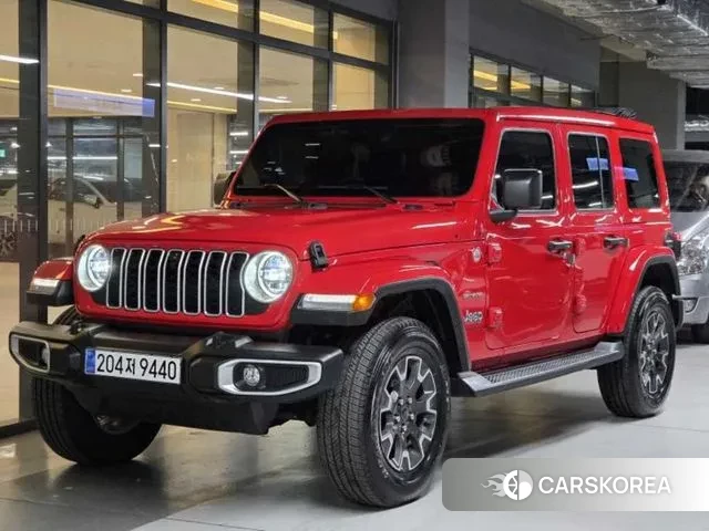 Jeep Wrangler (JL) 2024 Красный из Кореи