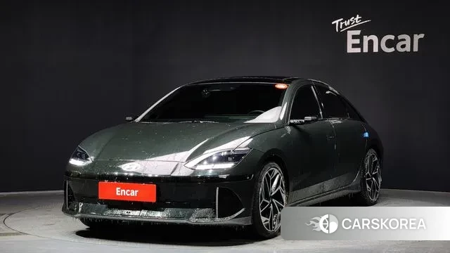 Hyundai Ionic 6 2022 Темно-зеленый из Кореи