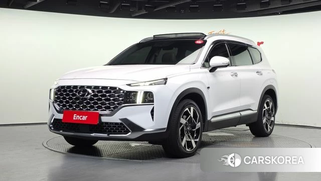 Hyundai The New Santa Fe 2021 Белый из Кореи