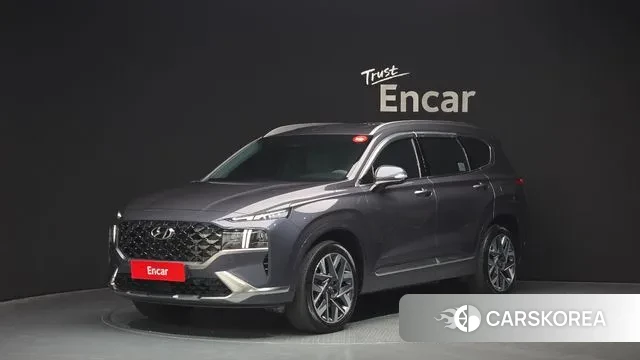 Hyundai The New Santa Fe 2023 Серый из Кореи