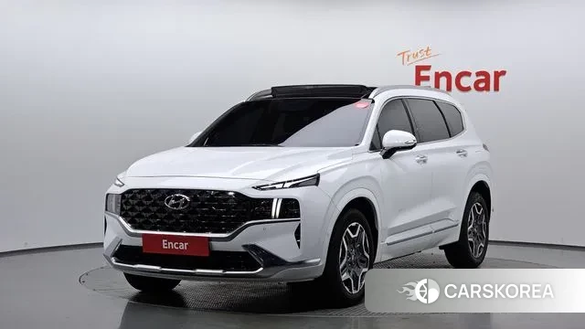 Hyundai The New Santa Fe 2021 Белый из Кореи