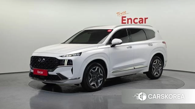 Hyundai The New Santa Fe 2023 Белый из Кореи