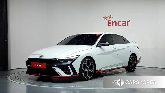 Hyundai The New Avante (CN7) 2024 Белый из Кореи