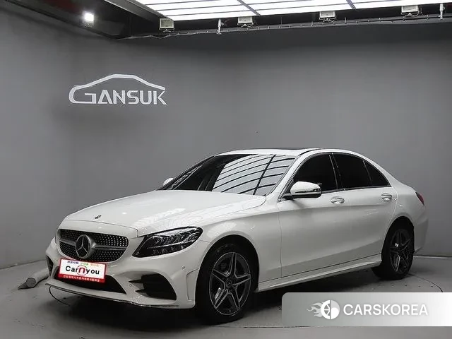 Mercedes-Benz C-Class W205 2021 Белый из Кореи