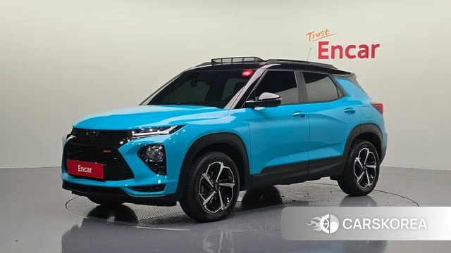 Chevrolet (GM Daewoo) Trailblazer 2021 Небесно-голубой из Кореи