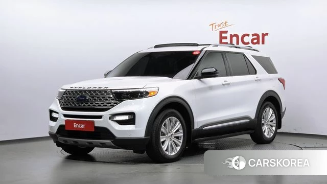 Ford Explorer 6th Generation 2021 Белый из Кореи
