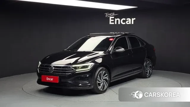 Volkswagen 7th Generation of Jetta 2021 Черный из Кореи