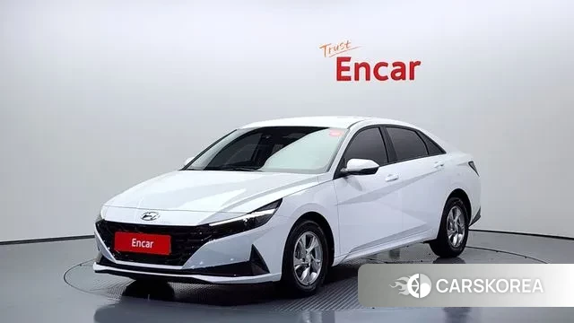 Hyundai Avante (CN7) 2022 Белый из Кореи