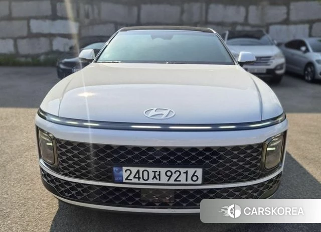 Hyundai Grandeur Hybrid (GN7) 2024 Белый из Кореи