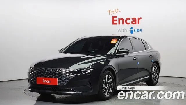 Hyundai The New Grandeur IG Hybrid 2020 Черный из Кореи