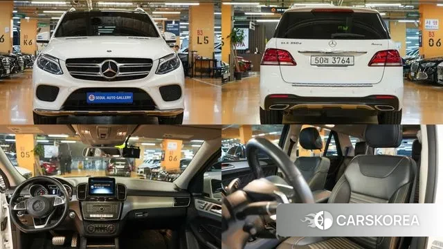 Mercedes-Benz GLE - Class W166 2018 Белый из Кореи