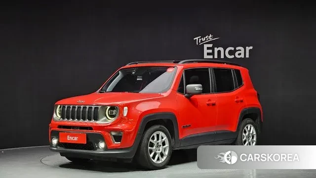 Jeep Renegade 2021 Красный из Кореи