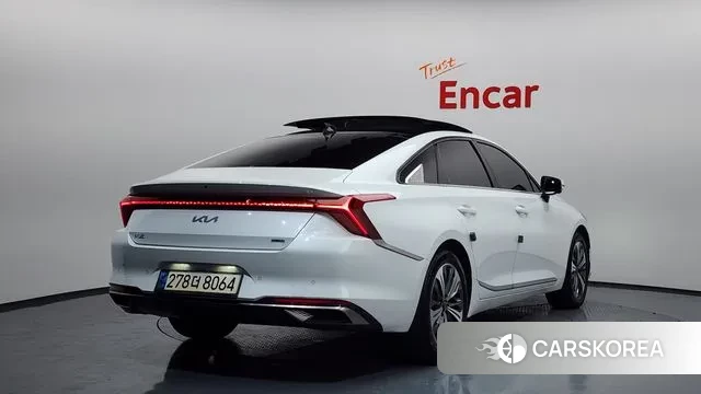 Kia K8 Hybrid 2021 Белый из Кореи