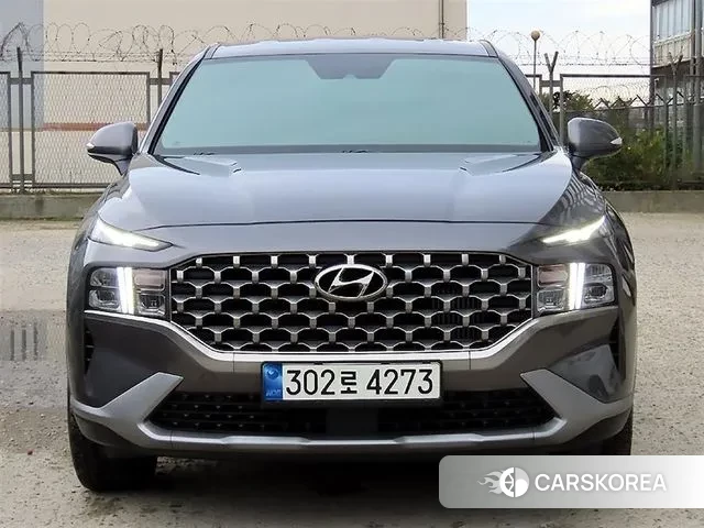 Hyundai The New Santa Fe 2022 Серый из Кореи