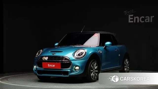 Mini Cooper S Convertible 2018 Синий нефрит из Кореи