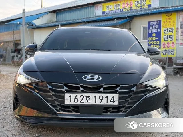 Hyundai Avante (CN7) 2021 Черный из Кореи