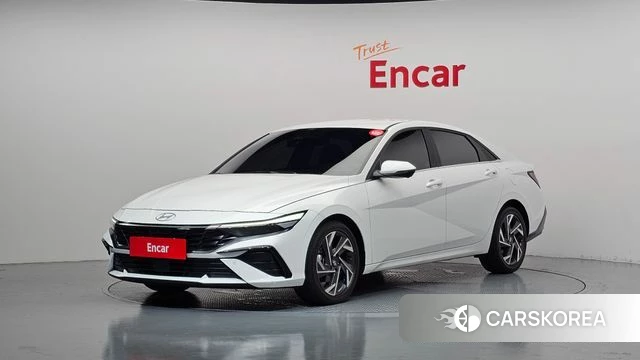 Hyundai The New Avante (CN7) 2023 Белый из Кореи