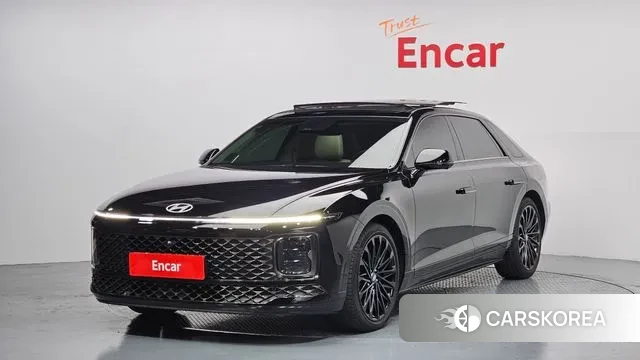 Hyundai Grandeur Hybrid (GN7) 2023 Черный из Кореи