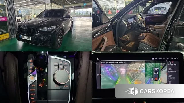 BMW X3 (G01) 2023 Черный из Кореи