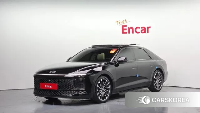 Hyundai Grandeur Hybrid (GN7) 2023 Черный из Кореи