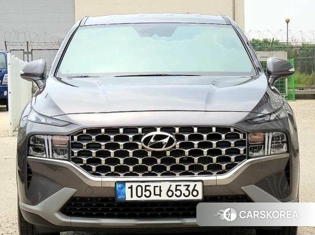 Hyundai The New Santa Fe 2022 Серый из Кореи