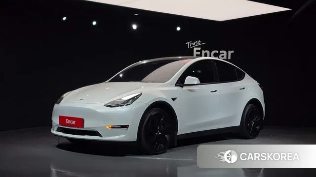Tesla Model Y 2022 Белый из Кореи