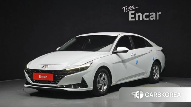 Hyundai Avante (CN7) 2020 Белый из Кореи