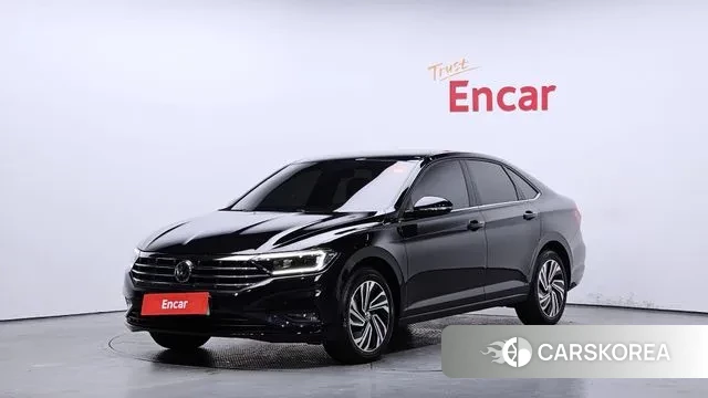 Volkswagen 7th Generation of Jetta 2020 Черный из Кореи
