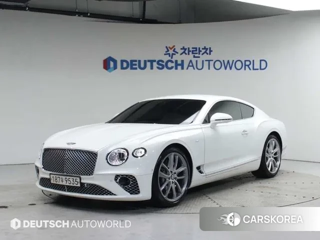 Bentley Continental GT 3rd Generation 2022 Белый из Кореи