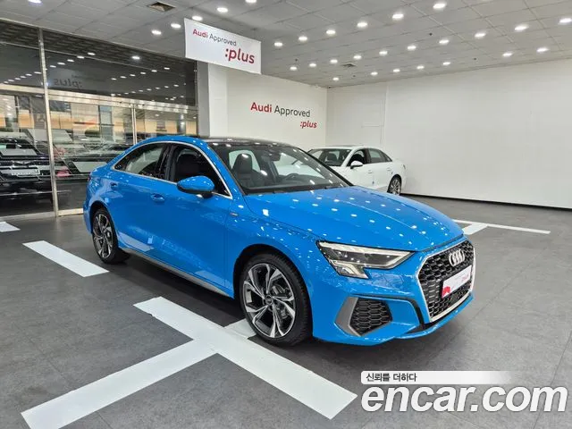 Audi A3 (8Y) 2023 Небесно-голубой из Кореи