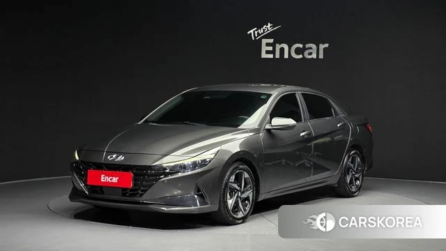Hyundai Avante Hybrid (CN7) 2021 Серый из Кореи
