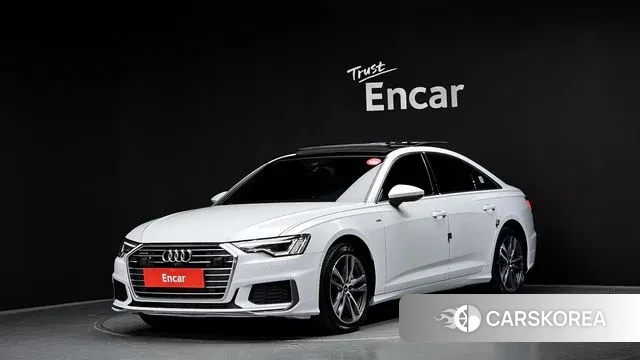 Audi A6 (C8) 2022 Белый из Кореи
